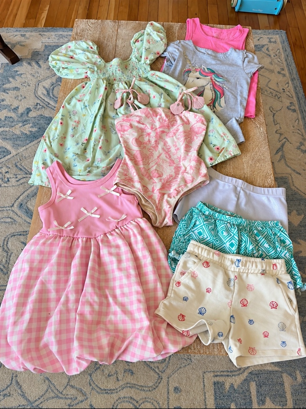 Box of Girls Clothes